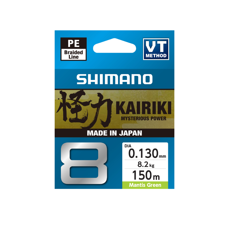 Shimano Kairiki 8 Braided Line Mantis Green