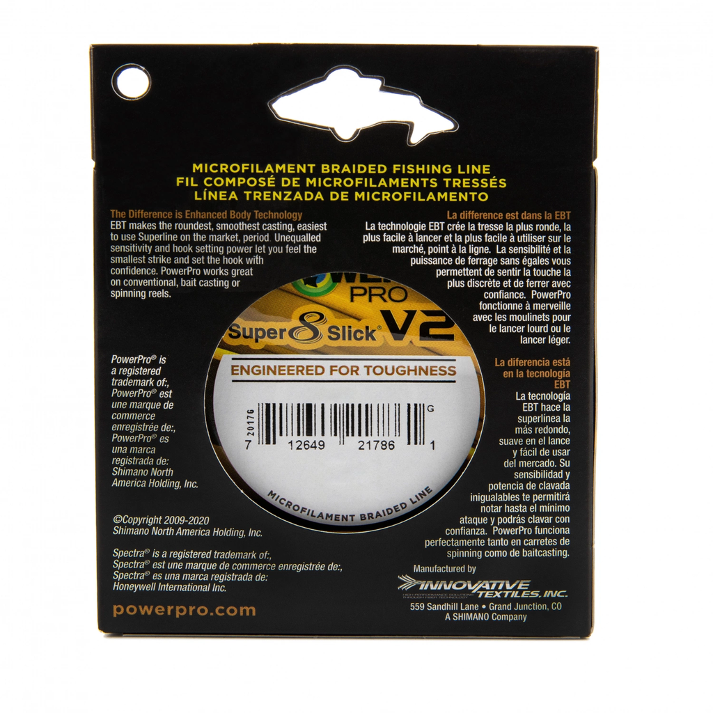 PowerPro Braided Line Super 8 Slick V2