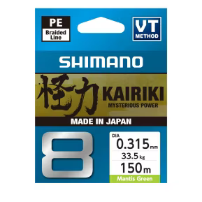 Shimano Kairiki 8 Braided Line Mantis Green
