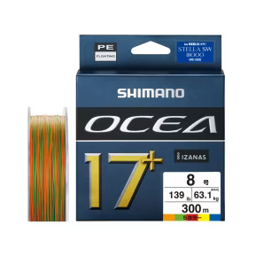Shimano Ocea 17+ Braid 300m Multi Color